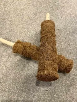Free Shipping! Set Of 1, 2, 3, Or 4 Plant Climbing Pole, 1 Ft. Length, Plant Stake, Coco Fiber, Moss Pole MADE IN USA!