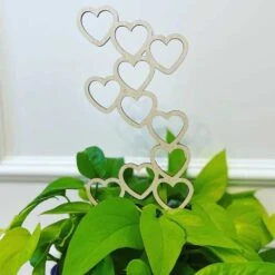 Indoor Heart Wood Plant Trellis