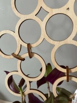 Indoor Circle Wood Plant Trellis Extension 9 Indoor Circle Wood Plant Trellis Extension -Green Aura CIRCLES 03