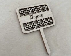 Rattan Herb Marker Set Of 15 -Green Aura IMG 9110