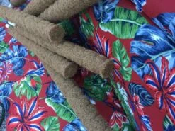 3ft Tall - Plant Climbing Pole, Moss Pole, Coco Coir Pole, Totem Pole, Ning's Creations, Made In USA! -Green Aura pole pile